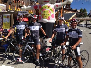 Teamfoto in Alpe d'Huez