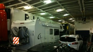 Geparkt. Jetzt geht es nach Korsika.